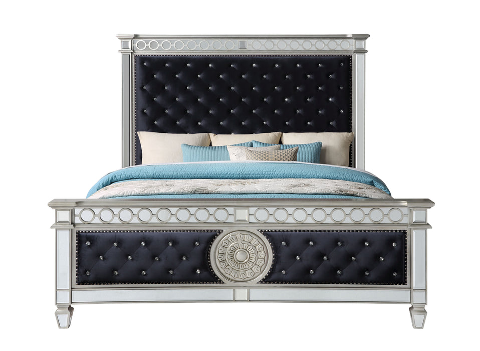 Varian Velvet Bedroom Set