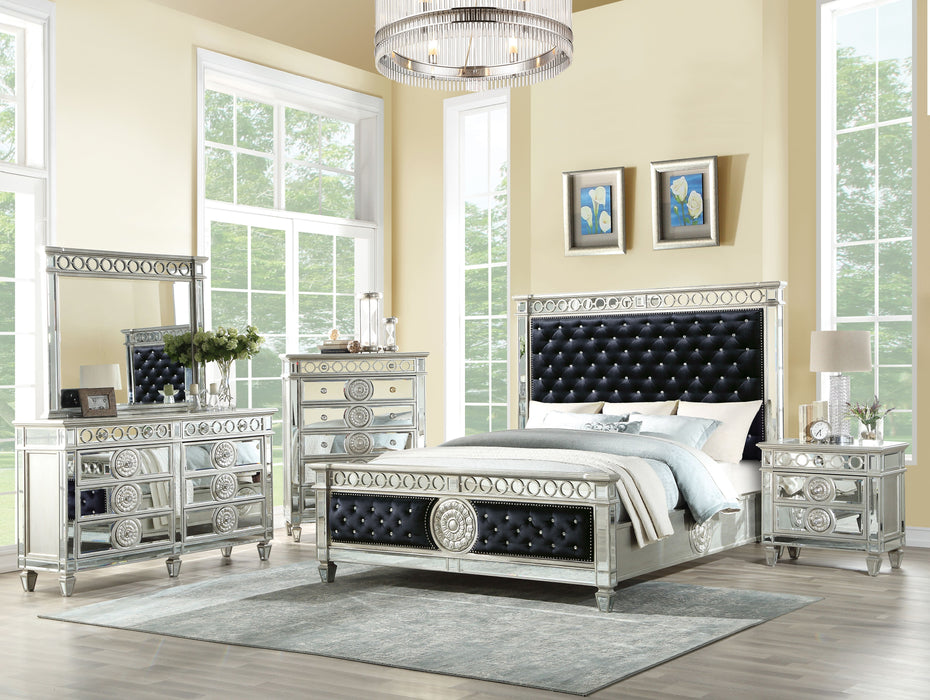 Varian Velvet Bedroom Set