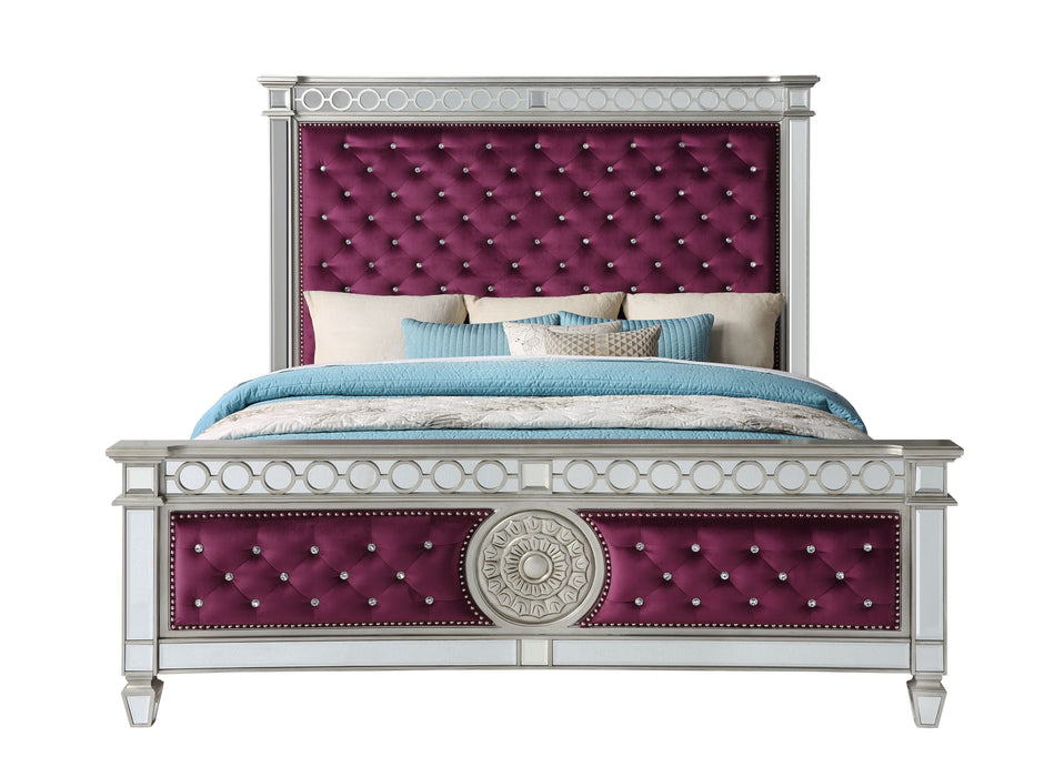 Varian Velvet Bedroom Set