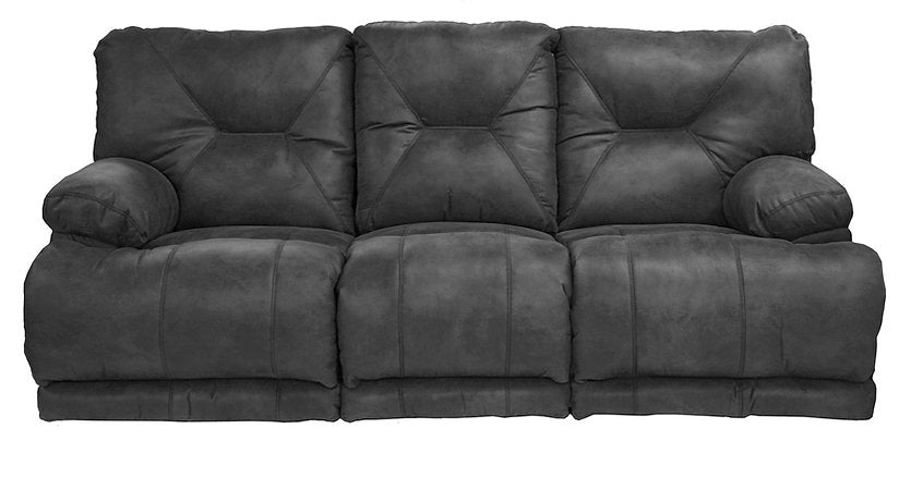 4384 Triple Reclining Sofa w/ DDT & Console Love in Slate