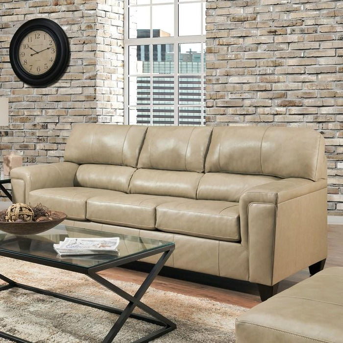 12083 Leather Sofa & Loveseat