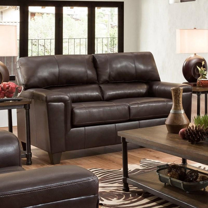 12083 Leather Sofa & Loveseat