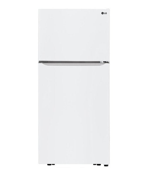 LG - 20.2 Cu. Ft. Top-Freezer Refrigerator - White