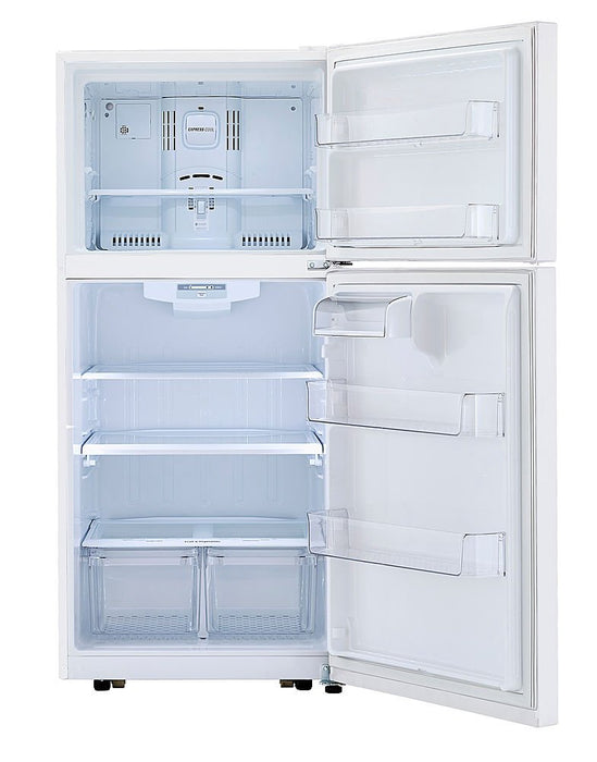 LG - 20.2 Cu. Ft. Top-Freezer Refrigerator - White