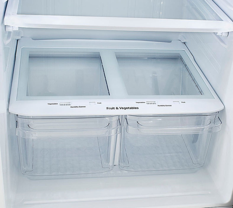 LG - 20.2 Cu. Ft. Top-Freezer Refrigerator - White