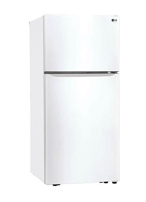 LG - 20.2 Cu. Ft. Top-Freezer Refrigerator - White