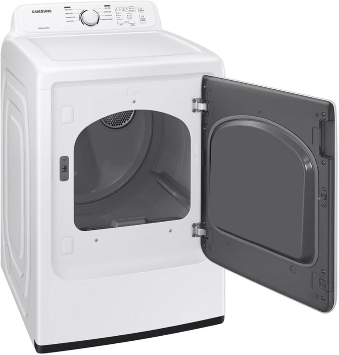 Samsung - 7.2 Cu. Ft. Electric Dryer with Sensor Dry - White