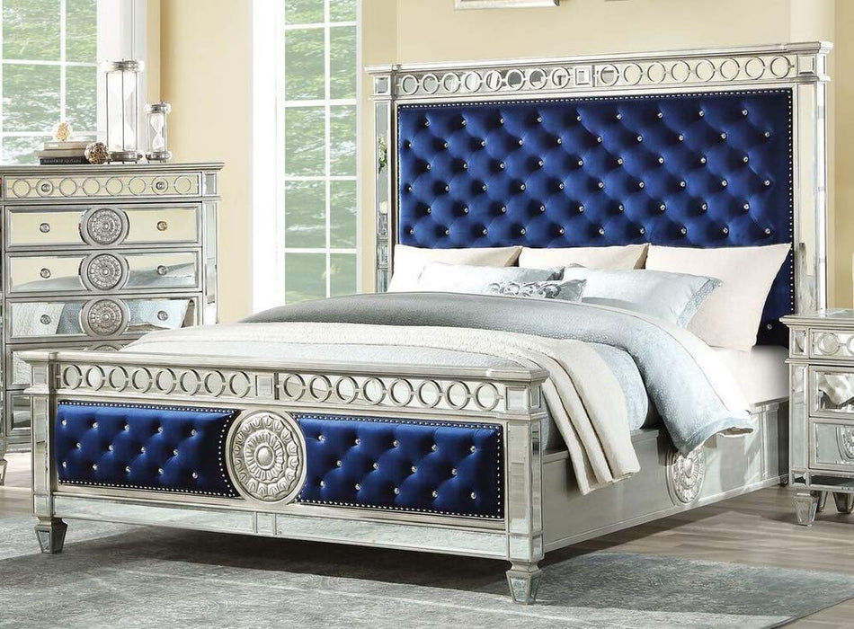 Varian Velvet Bedroom Set