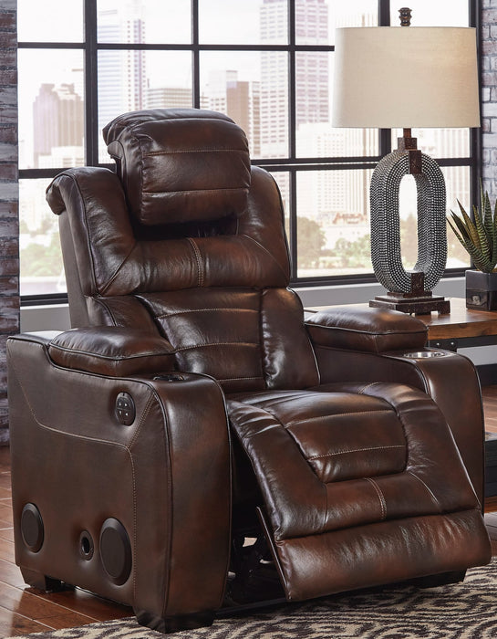 7390 Power Recliner with Bluetooth speakers