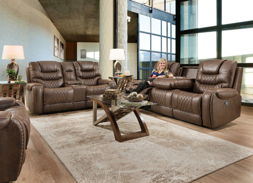 88801 Sofa & Loveseat Set: Desert Chocolate