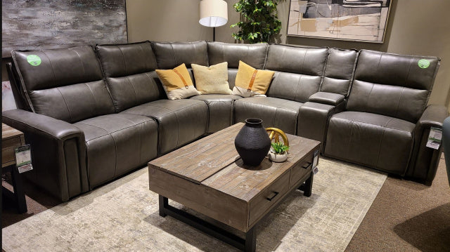 8948 P/P LEATHER Sectional