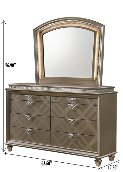 Cristal Bedroom Set 7800