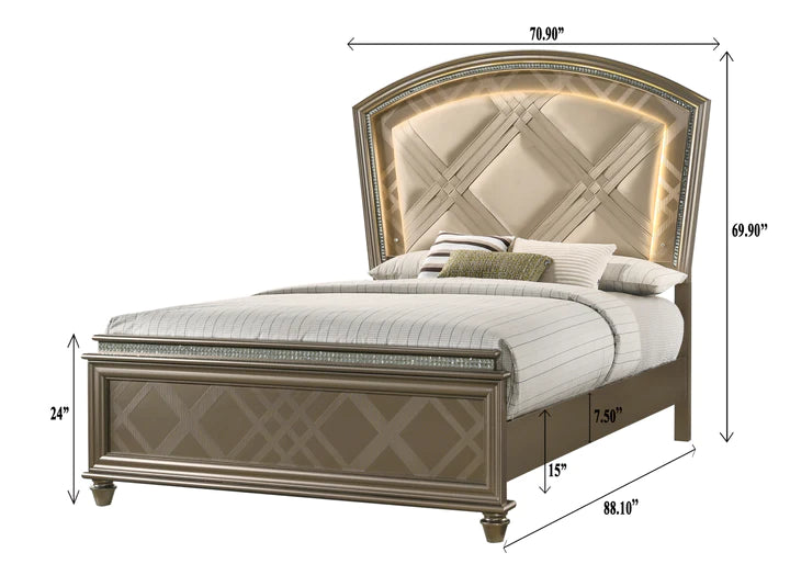 Cristal Bedroom Set 7800