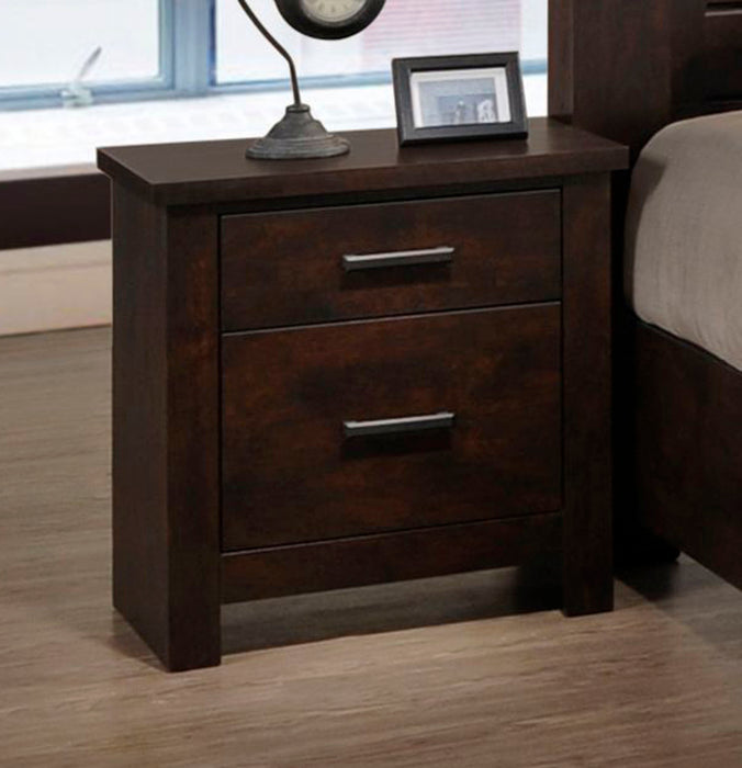 6413 Elijah Dark Brown 5pc Bedroom