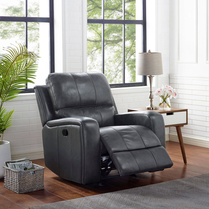 1721 Linton Leather Glider Recliner