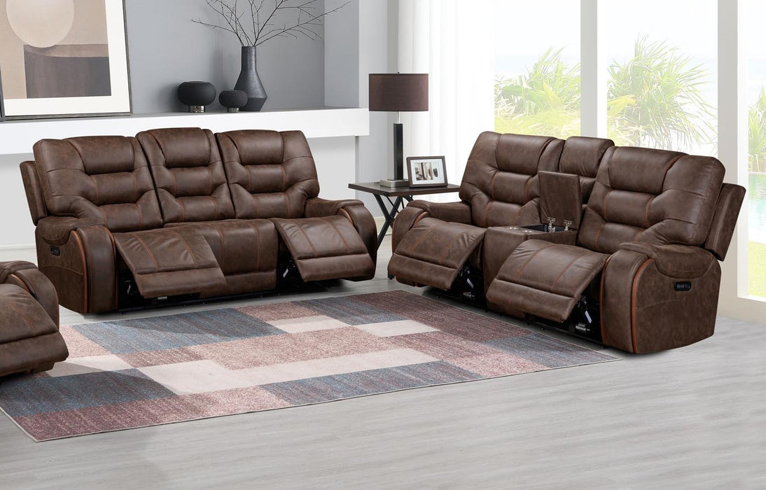 81003 Walnut Power Motion Living Room Set