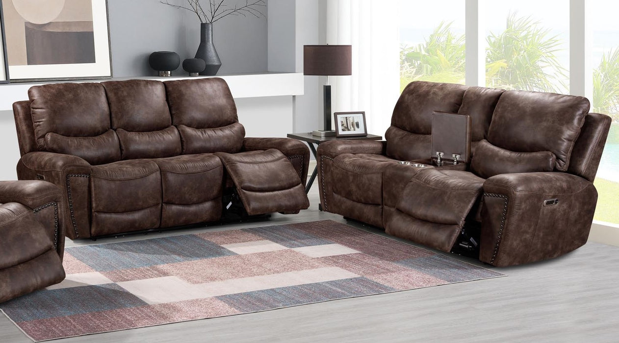 81513 Yellowstone Walnut Power Motion Living Room Set