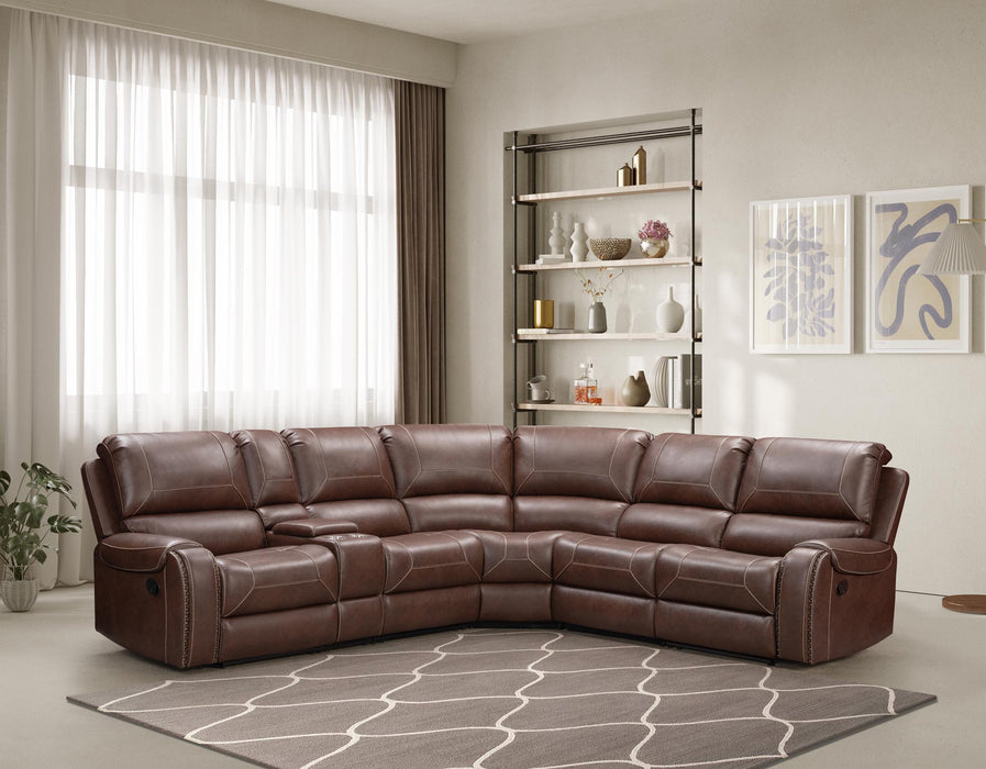 2995 Buckeye Caramel Motion Sectional