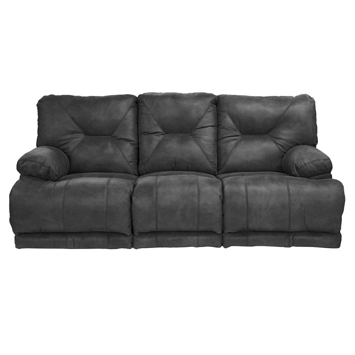 4384 Triple Reclining Sofa w/ DDT & Console Love in Slate