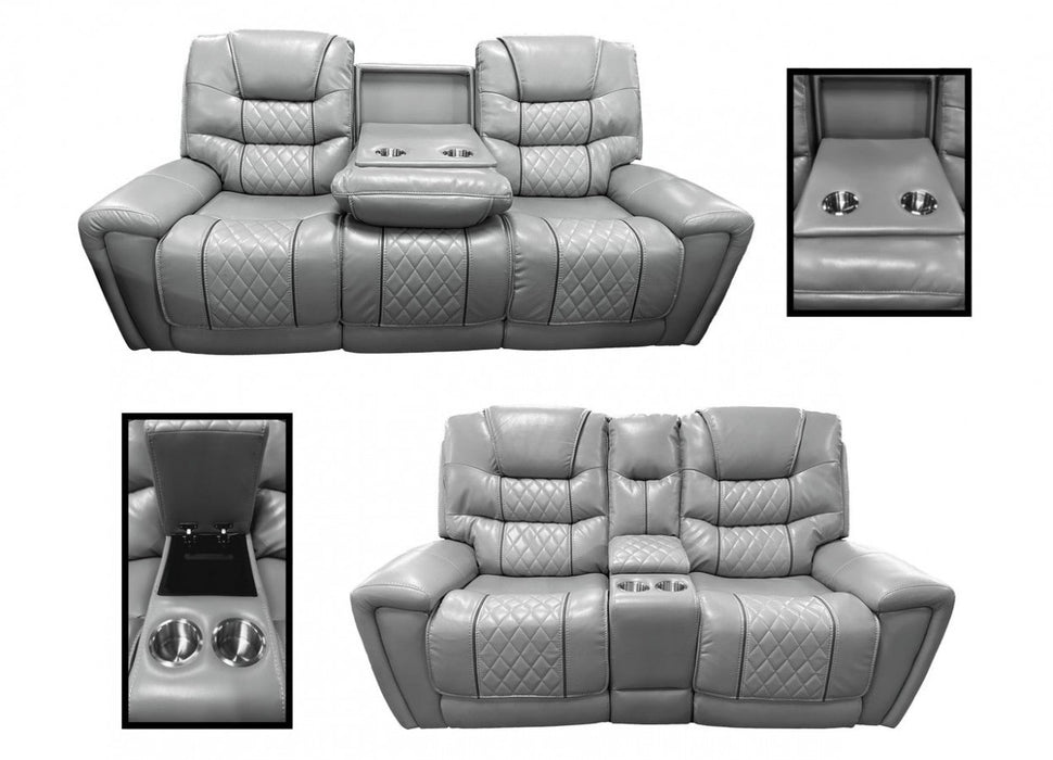 98705 Sofa & Glider Loveseat living room set