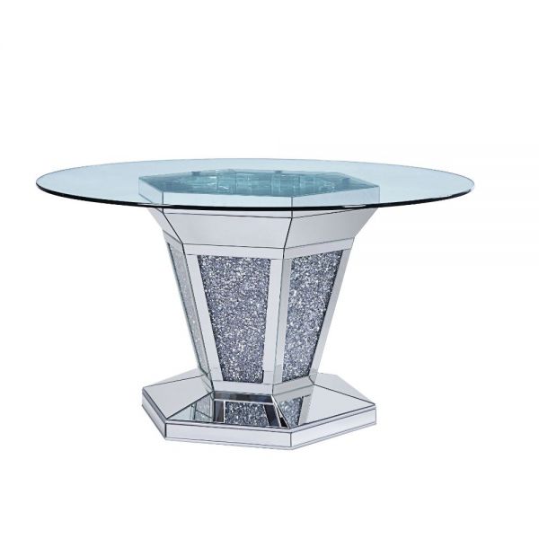 Round Glass Noralie Dining Table