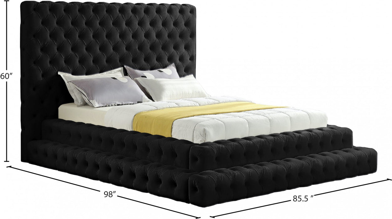 Revel Velvet Bed