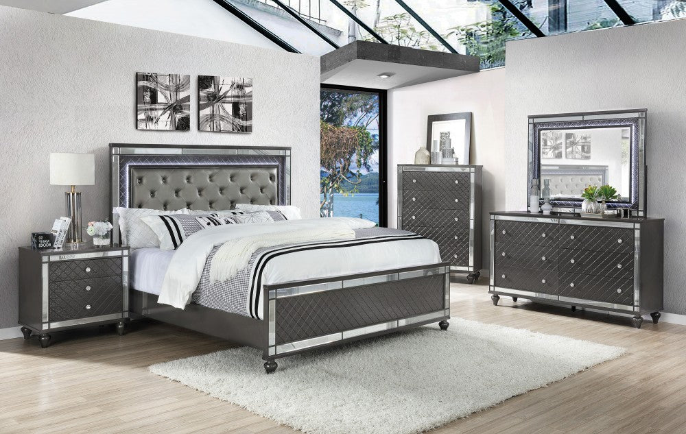 Refino 1670 LED Bedroom Set 5pc